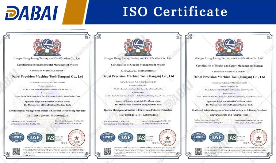 ISO Certificate ISO Certificate